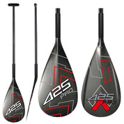 425Pro Full Carbon Fiber Outrigger Canoe Paddle with Anti Skid Grip