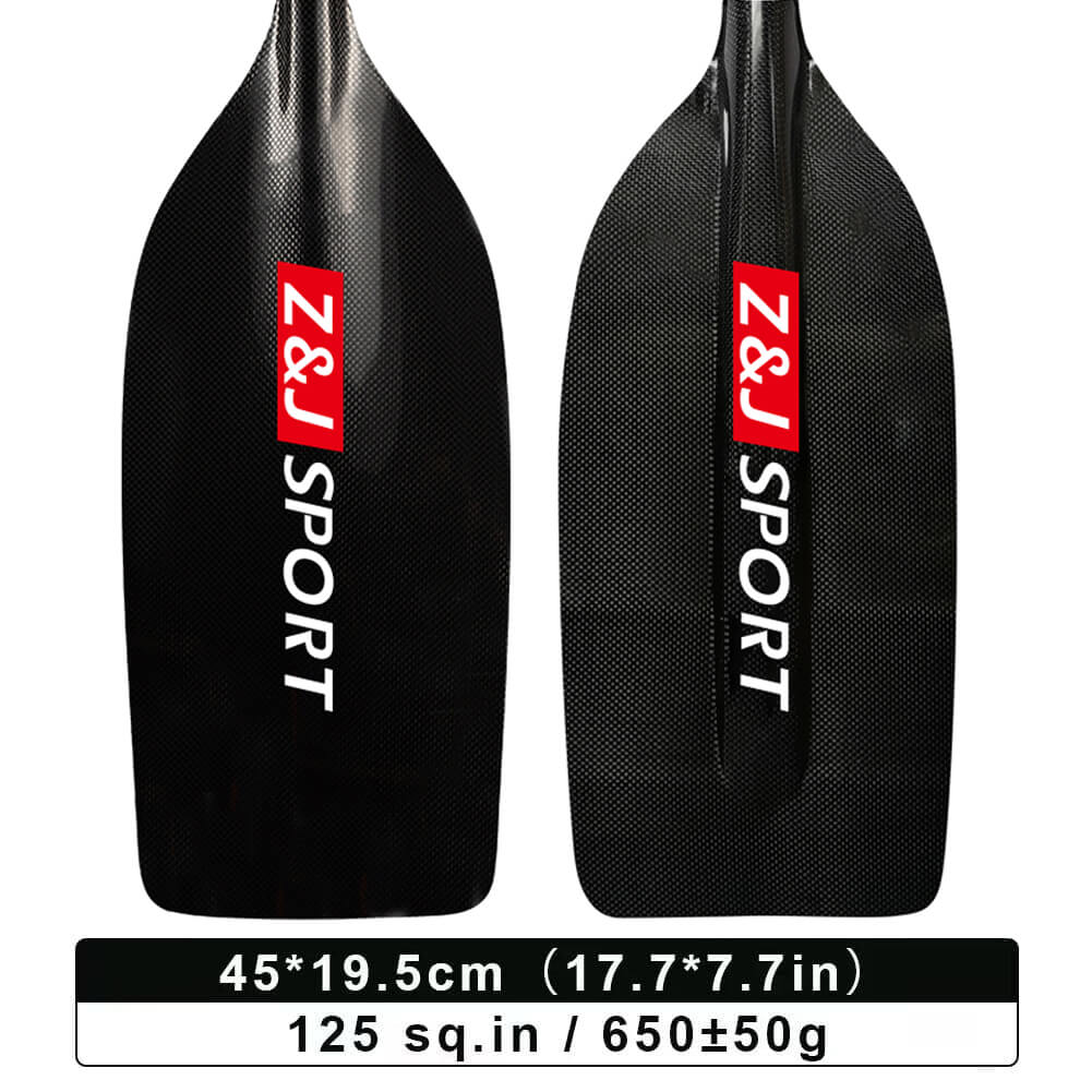 ZJ Whitewater Rafting Paddle With Carbon / Kevlar / Innegra Blade (unassembled)