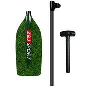 ZJ Whitewater Rafting Paddle con elegante cuchilla de fibra de vidrio (sin ensamblar)
