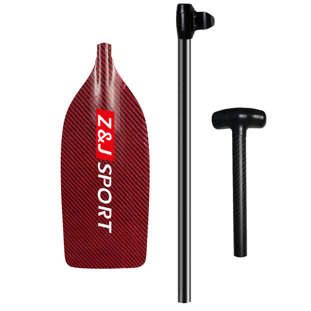 ZJ Whitewater Rafting Paddle With Carbon / Kevlar / Innegra Blade (unassembled)
