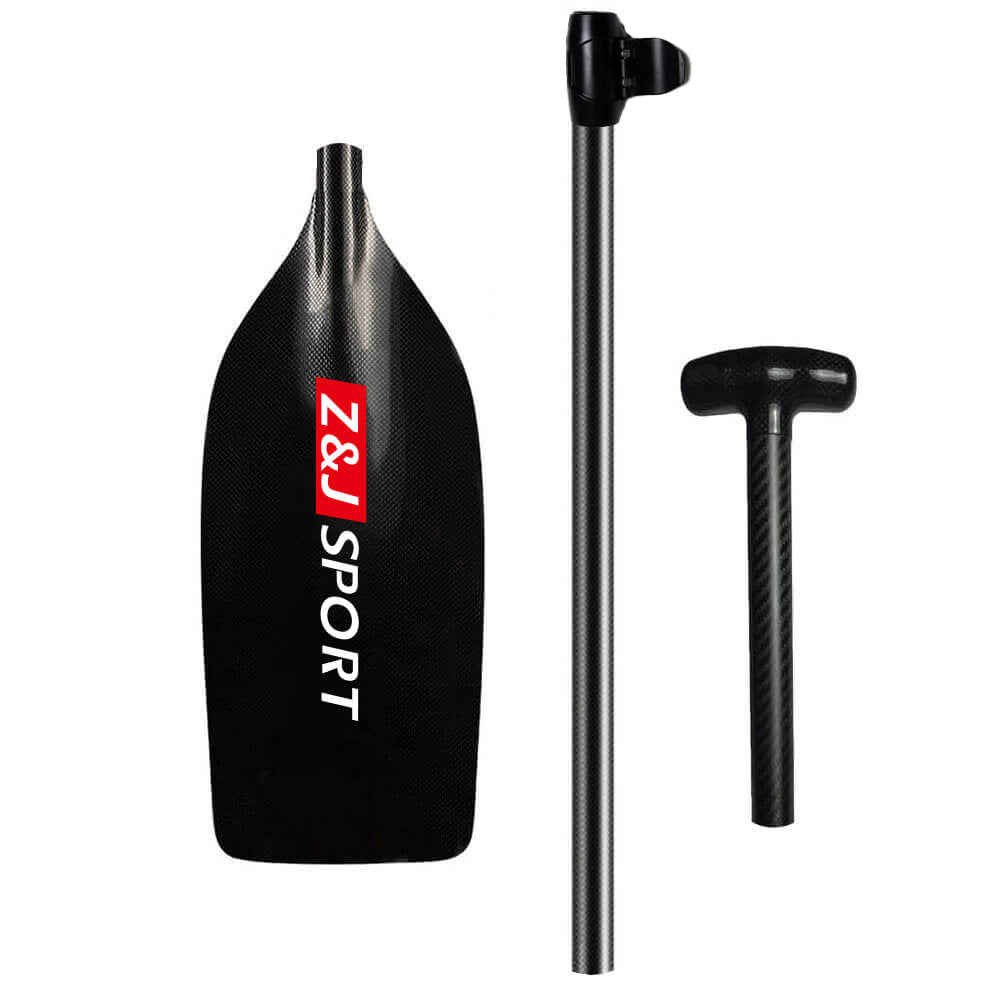 ZJ Whitewater Rafting Paddle With Carbon / Kevlar / Innegra Blade (unassembled)