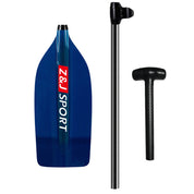 ZJ Whitewater Rafting Paddle With Translucent Fiberglass Blade (unassembled)