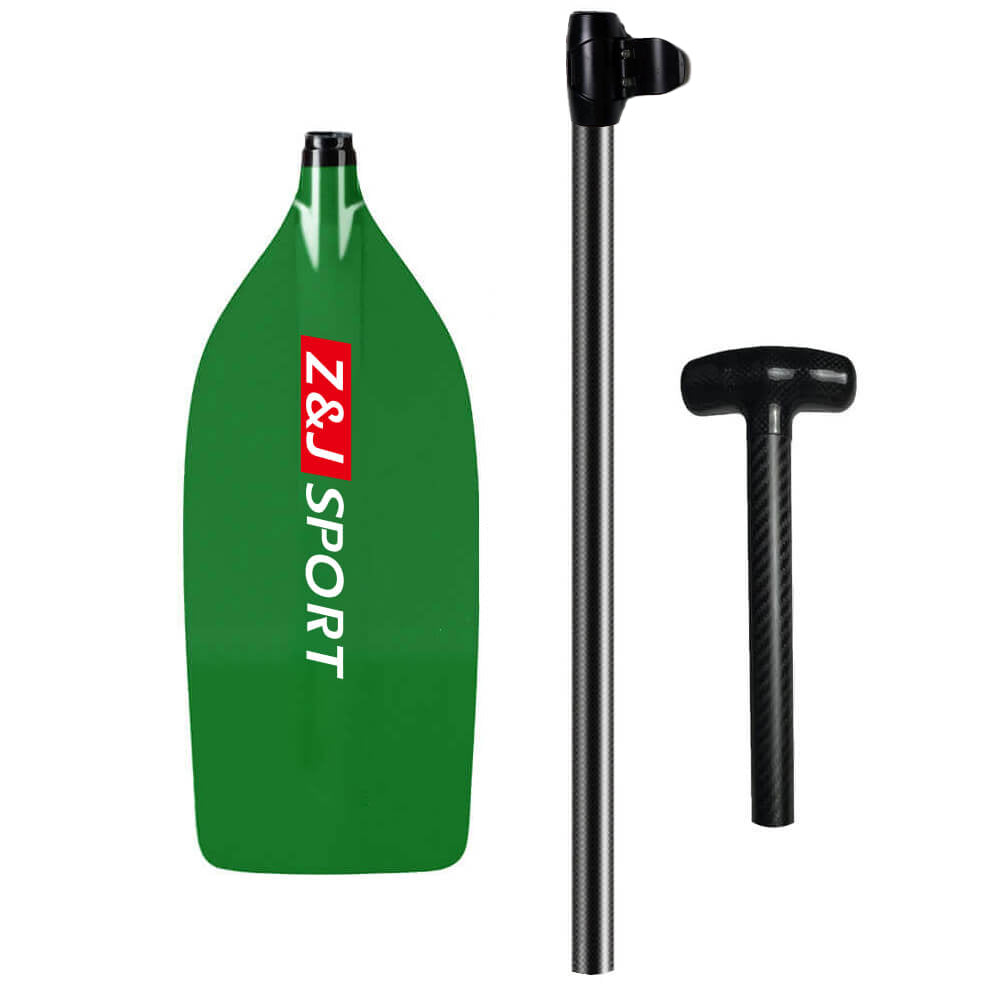 ZJ Whitewater Rafting Paddle With Translucent Fiberglass Blade (unassembled)