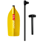 ZJ Whitewater Rafting Paddle With Translucent Fiberglass Blade (unassembled)