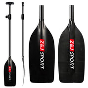 ZJ Whitewater Rafting Paddle With Carbon / Kevlar / Innegra Blade (unassembled)