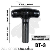 ZJ Lightweight Prepreg Carbon Handle For Dragon Boat Paddle [Free Shipping]