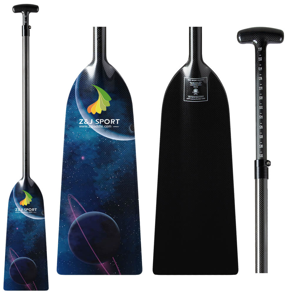 ZJ Special Offer IDBF Approved Carbon Dragon Boat Paddle with