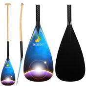 ZJ Factory Second Hybrid Carbon Outrigger Canoe Paddle VAA & WAKA Paddle