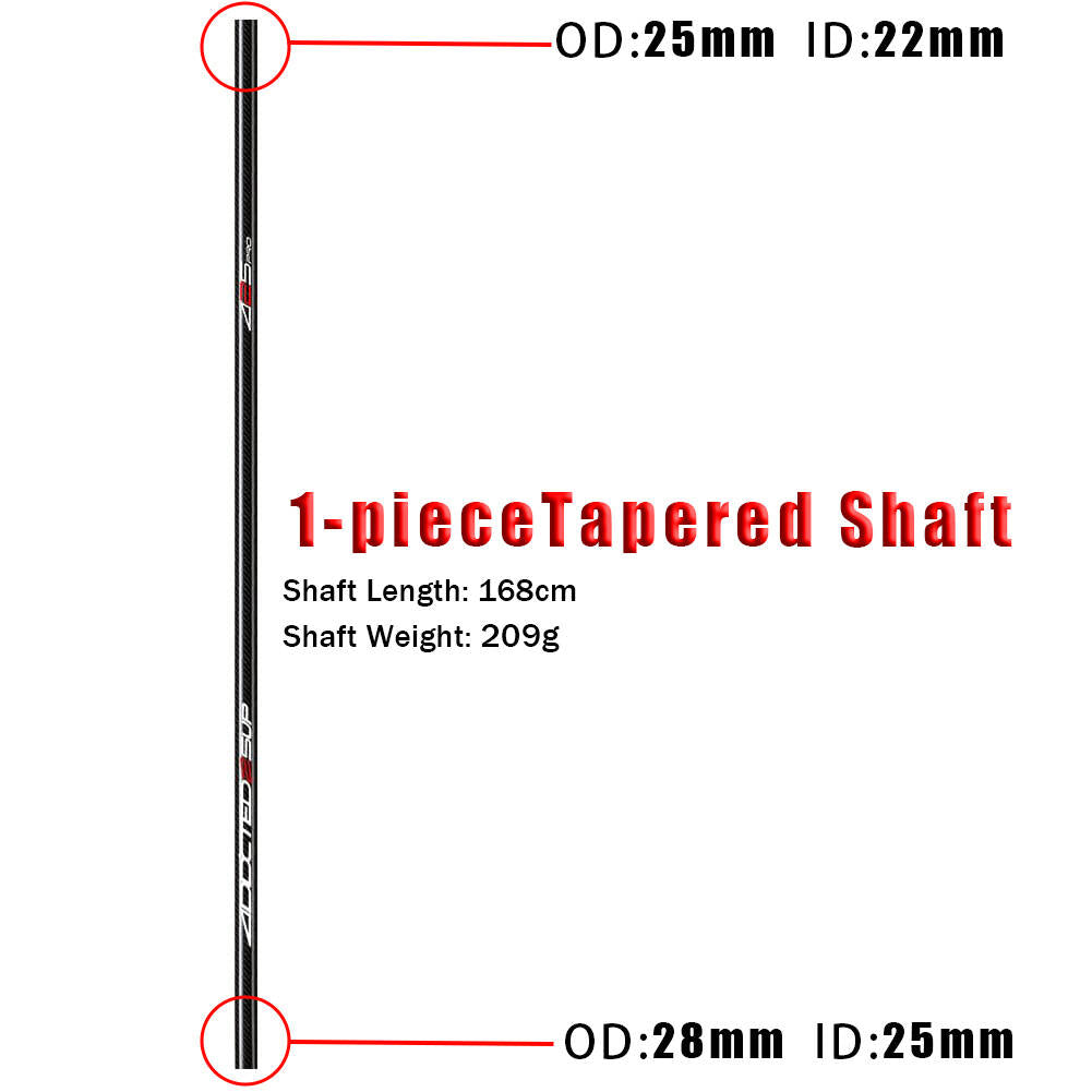 425Pro Carbon Sup Paddle With High Modulus Carbon Tapered Shaft In Lightweight(1piece/2-piece/3-piece)(unassembled)