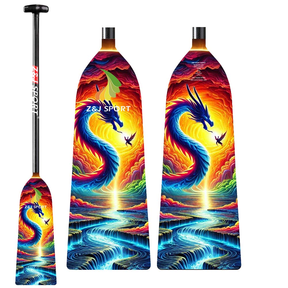 海外輸入 インボイス ZJ Paddle Boat Dragon Carbon Fixed Piece One Approved IDBF パーツ
