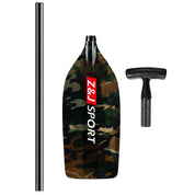 ZJ Whitewater Rafting Paddle con elegante cuchilla de fibra de vidrio (sin ensamblar)