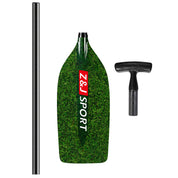 ZJ Whitewater Rafting Paddle con elegante cuchilla de fibra de vidrio (sin ensamblar)
