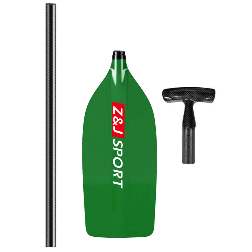 ZJ Whitewater Rafting Paddle With Translucent Fiberglass Blade (unassembled)