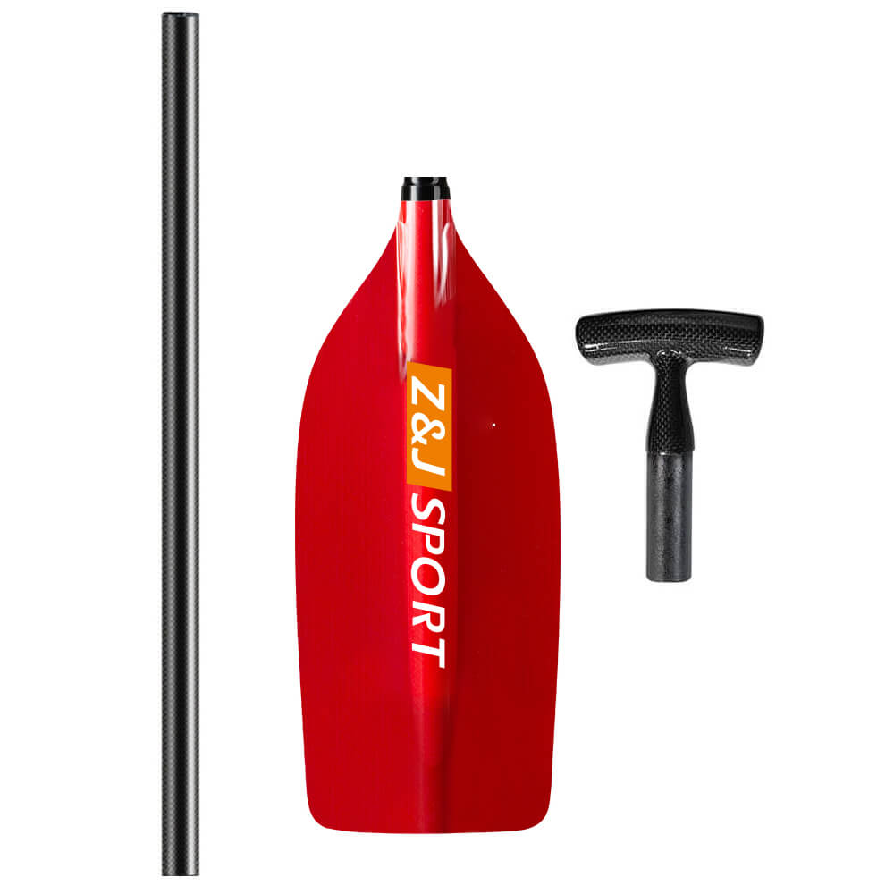 ZJ Whitewater Rafting Paddle With Translucent Fiberglass Blade (unassembled)