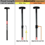 ZJ Adjustable Carbon Dragon Boat Paddle - IDBF Approved with Custom Country Series US, CA, AU, NZ, DE, ES, IT, PH, MY Series Graphics