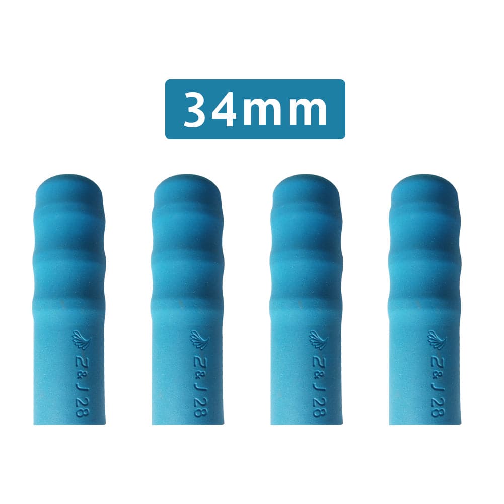 Enhance your shopping experience with ZJ SPORTs uniquely designed blue silicone rubber Croker grips for sculling oars. This 4-piece set features a ribbed texture, each grip is 34mm in diameter and embossed with E & J 28 on the side. Free shipping included!.