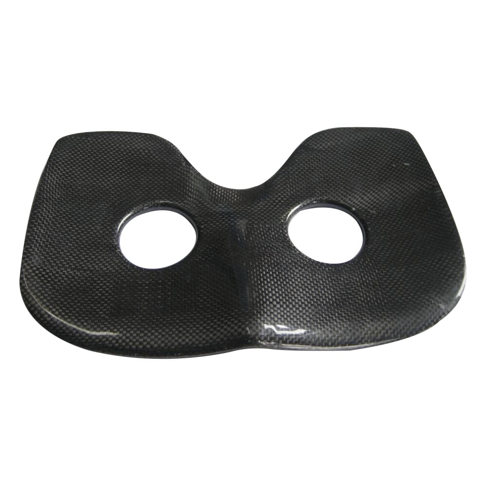 The ZJ SPORT black carbon fiber seat top pad, available with free shipping, has two circular cutouts, ideal for long rowing sessions.