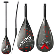 425Pro Full Carbon Fiber Outrigger Canoe Paddle with Anti Skid Grip