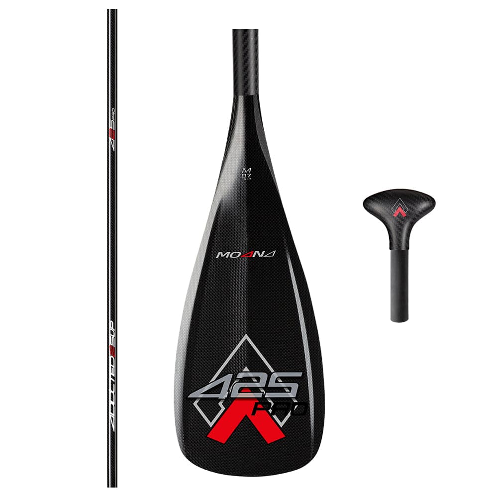ZJ 425Pro Carbon SUP Paddle With MOANA Blade And High Modulus Carbon Tapered Shaft In Lightweight(unassembled)