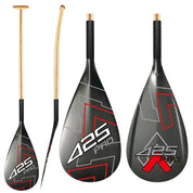 425Pro Hybrid Carbon Outrigger Canoe Paddle with Anti Skid Grip