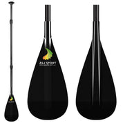ZJ 3 piezas SUP Paddle con cuchilla de fibra de vidrio translúcido en descuento