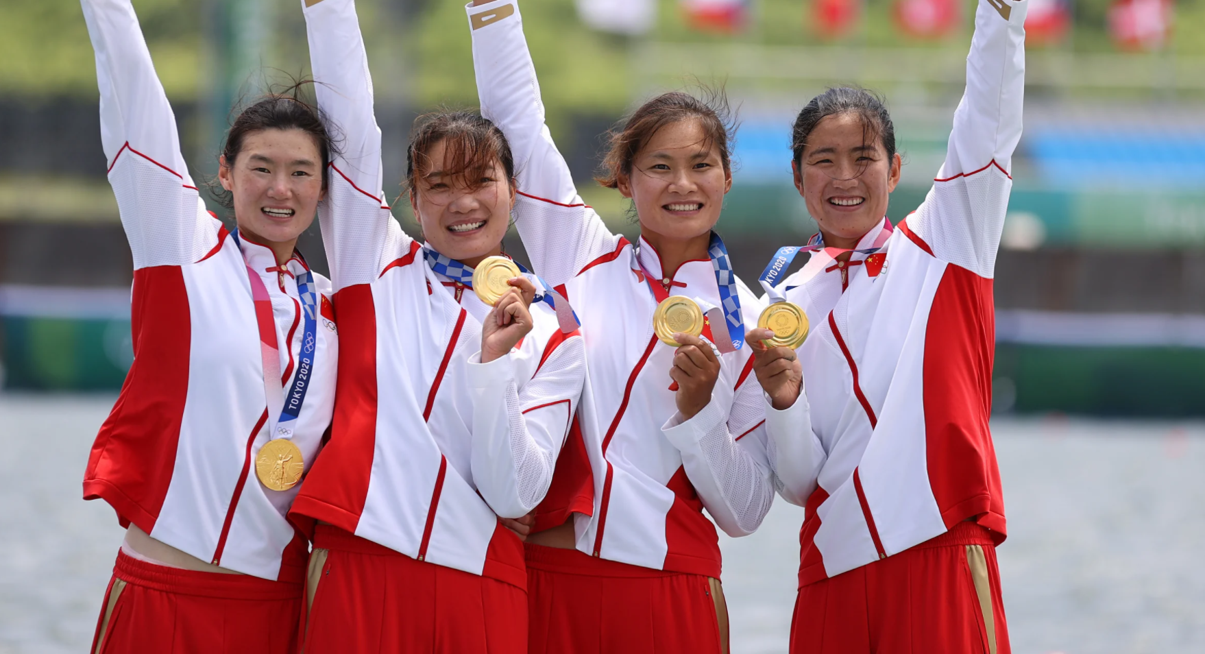 People’s Republic of China storm to victory in women's quadruple sculls