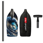 ZJ Whitewater Rafting Paddle With Carbon / Kevlar / Innegra Blade (unassembled)
