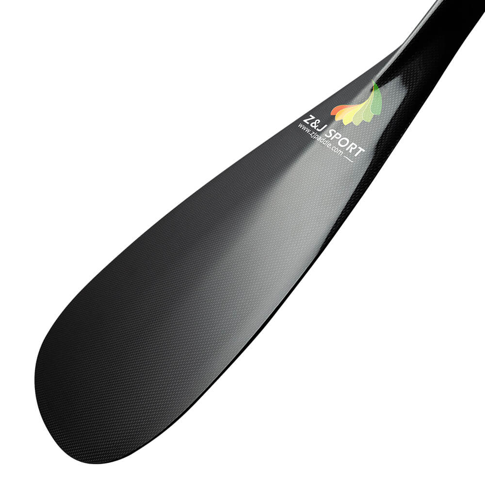ZJ Full Carbon Outrigger Canoe Paddle With Upper Bent / Straight Shaft (FCOCP)