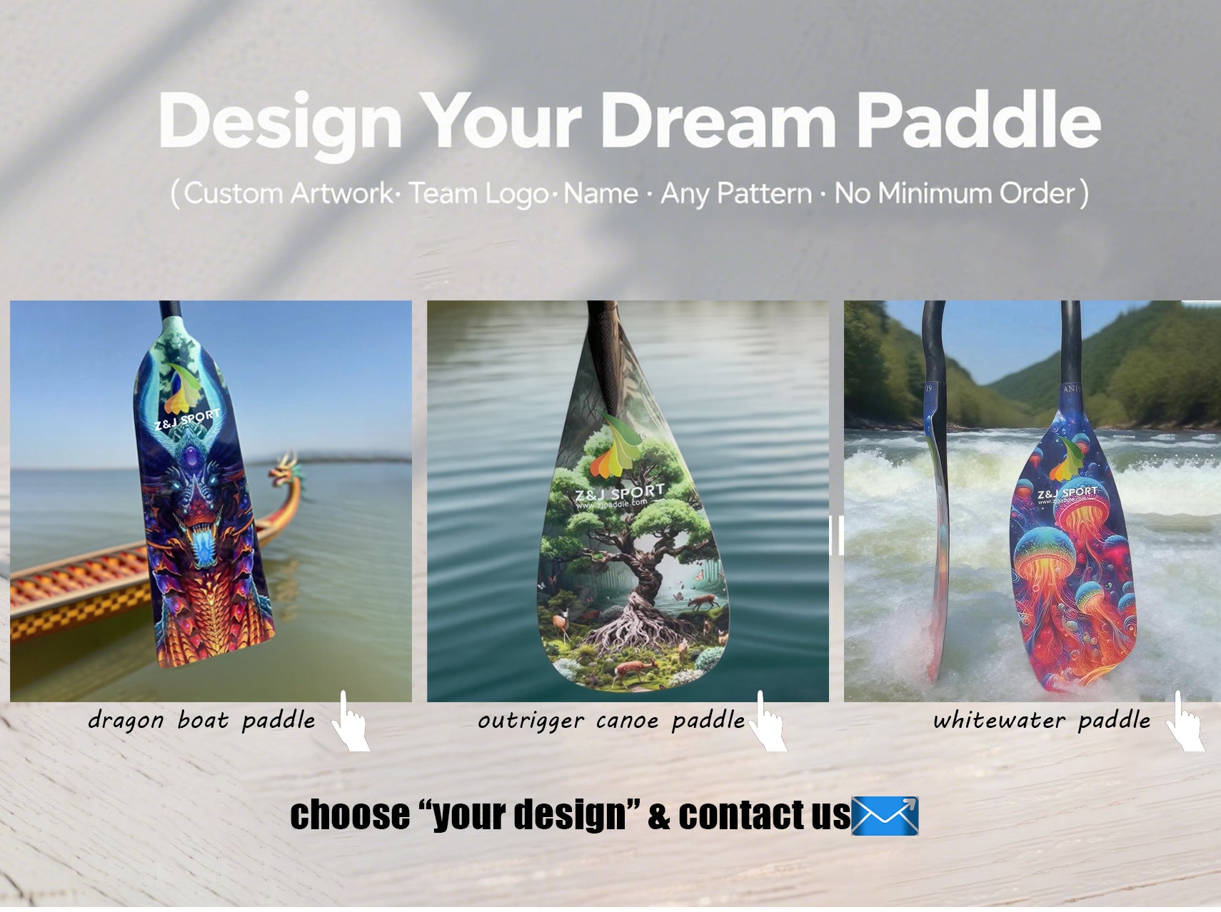 Z&J SPORT Is The Leading Paddle Manufacturer Since 2007 In