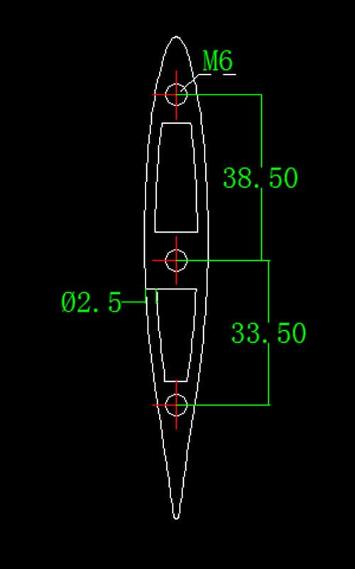 ZJ High Quality Aluminum Mast With Different Length For Hydrofoil