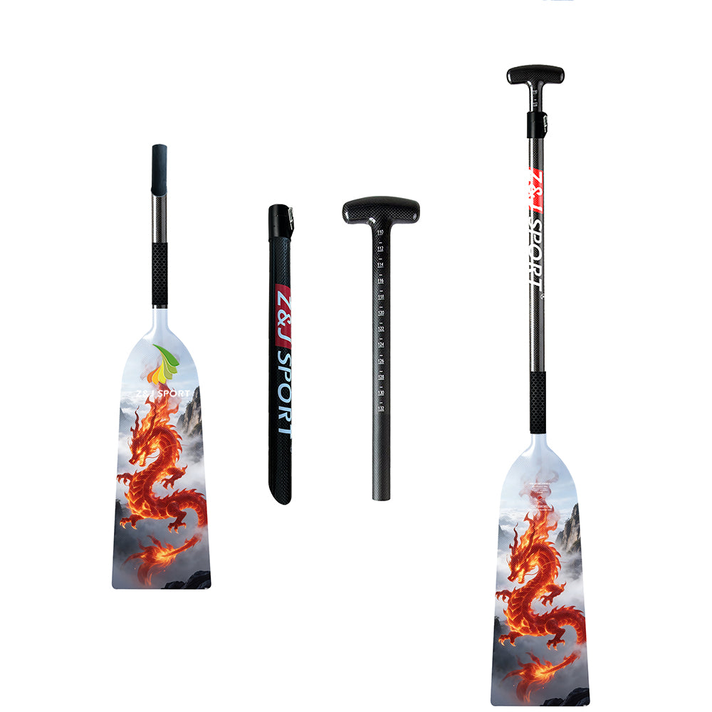 ZJ IDBF Approved Carbon Folding Dragon Boat Paddle – Dihedral