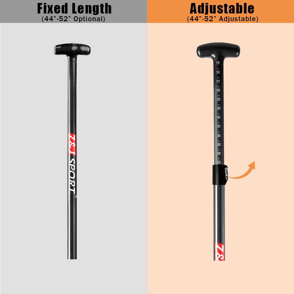 ZJ IDBF Approved Carbon Dragon Boat Paddle with Plain Blade Oval