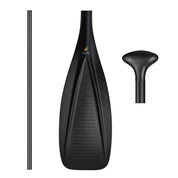 ZJ New Design Lightweight Carbon Fiber 1-Piece SUP Paddle Tapered Shaft With Slit in Blade(unassembled)