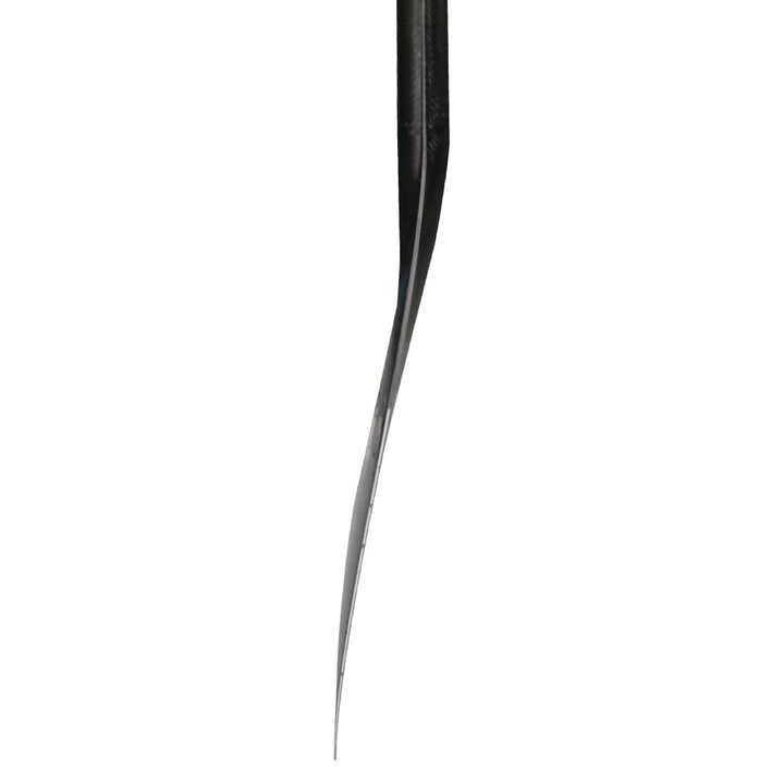 ZJ Hybrid Outrigger Canoe Paddle com lâmina de carbono e haste de madeira curvada na parte superior