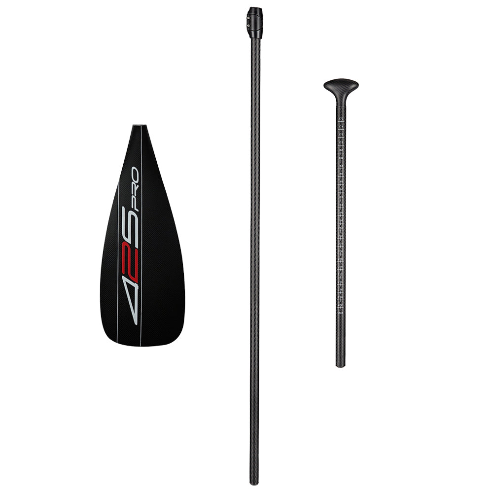 ZJ 425Pro Carbon Sup Paddle com lâmina de arma e eixo cônico de alto módulo de carbono em peso leve
