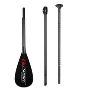 Remo de SUP ajustable ZJ para niños con eje de carbono delgado en OD 26 mm
