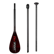 ZJ Adjustable SUP Paddle For Kids With Skinny Carbon Shaft In OD 26mm