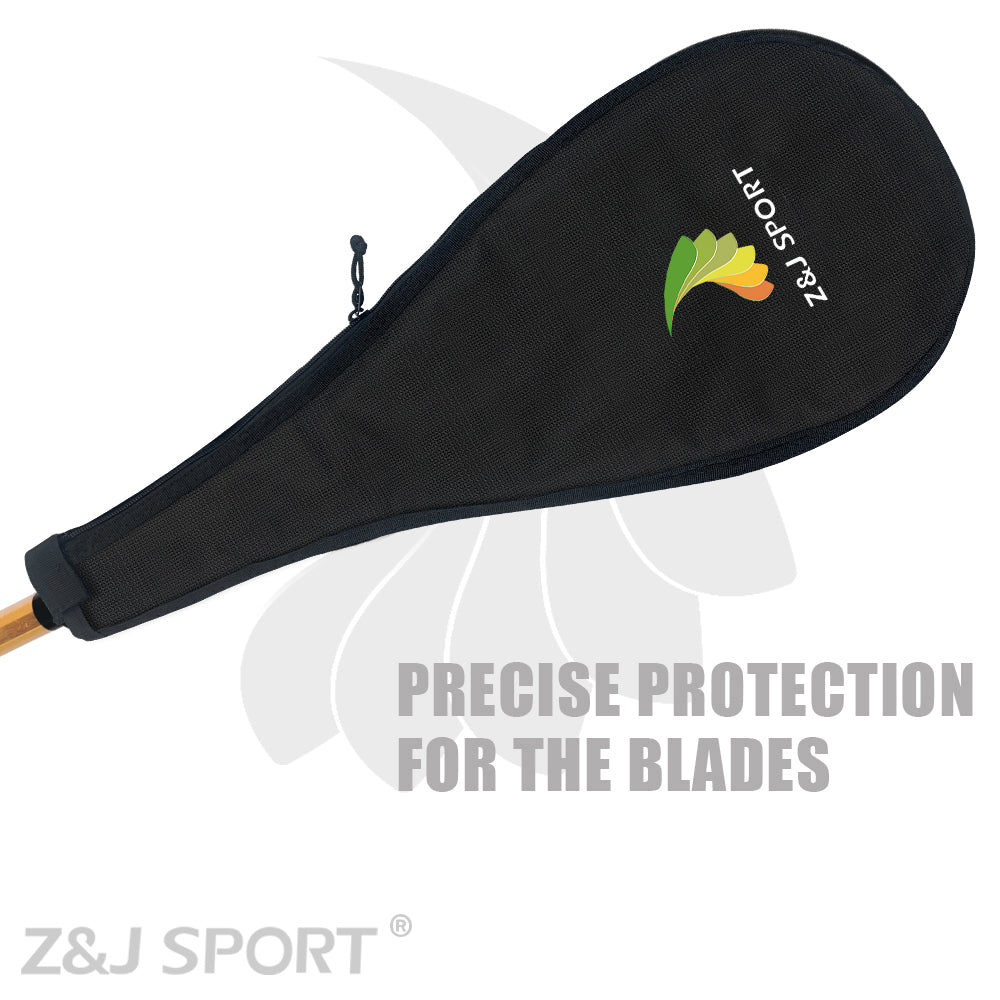 ZJ Black Bag Cover For SUP and Outrigger Canoe Paddle Blade
