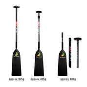 ZJ IDBF Approved Carbon Folding Dragon Boat Paddle – Dihedral Blade & Round Shaft (SWORD)