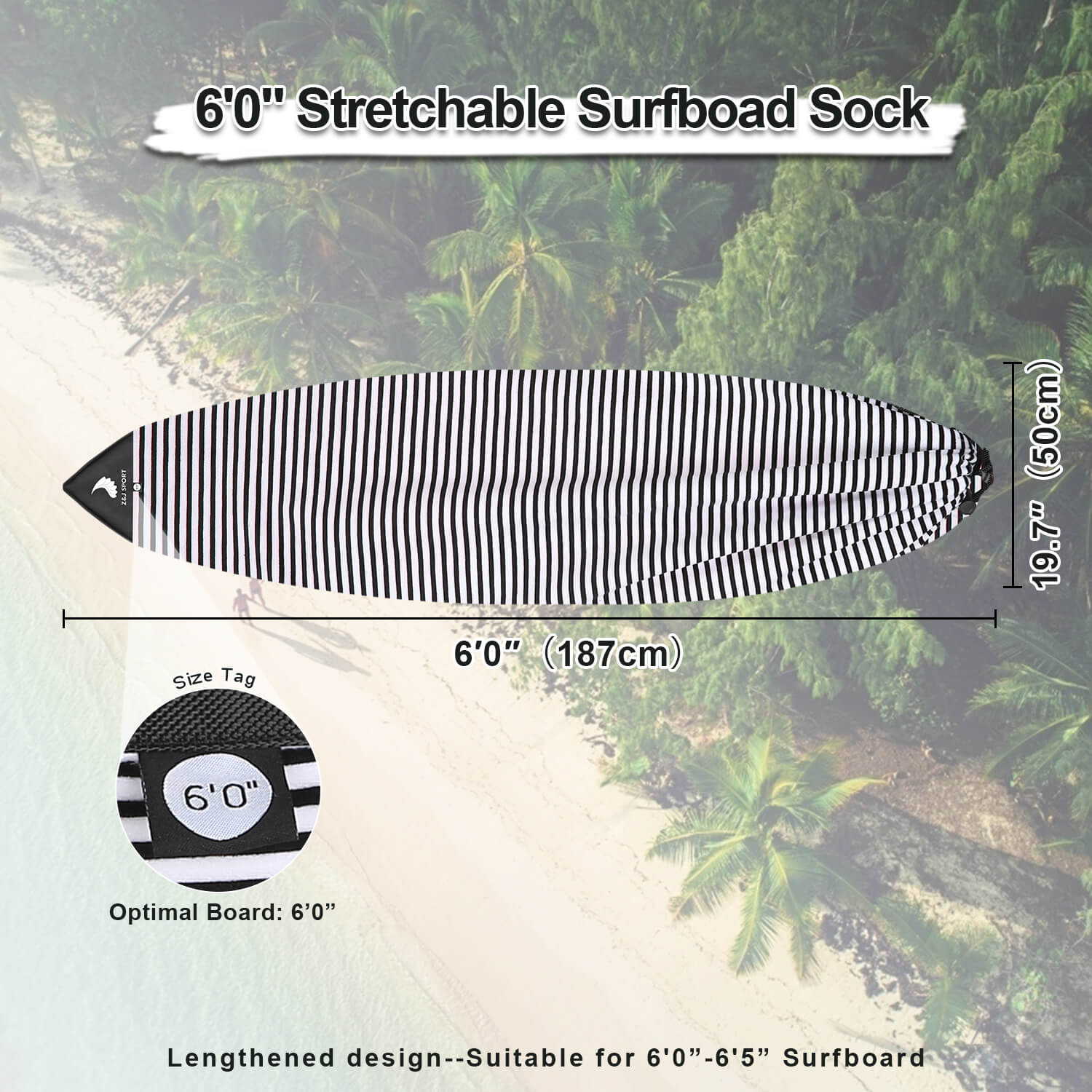 ZJ Surfboard Socke mit Sammelbeutel und Packsack [Kostenloser Versand]