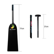 ZJ IDBF Approved Carbon Adjustable / One piece Dragon Boat Paddle Plain Blade (OPDP)