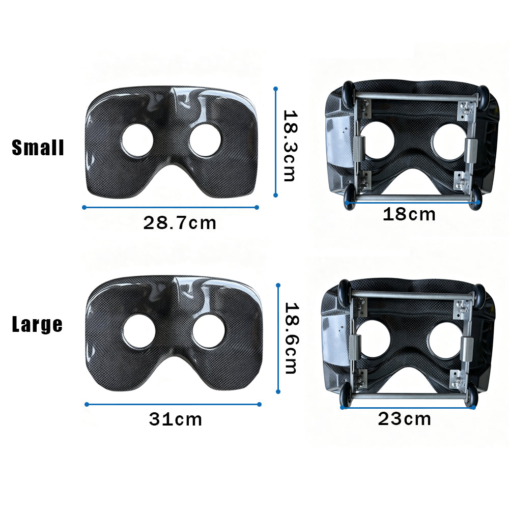 ZJ High Quality Height Adjustable Carbon Fiber Complete Sliding Carbon Seat [Free Shipping]