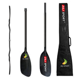 ZJ Full Carbon Whitewater Paddle With Integrated Foam Blade and Cranked Shaft (SG model)