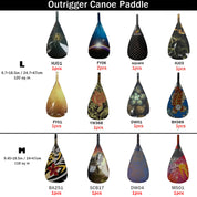 Remo de canoa con estabilizador de carbono híbrido de segunda generación de ZJ Factory VAA & Paleta WAKA