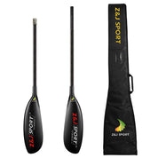 ZJ B Series Carbon Fiber Kayak Surfski Paddle With Round Shaft
