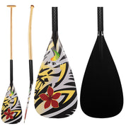 ZJ Factory Second Hybrid Carbon Outrigger Canoe Paddle VAA & WAKA Paddle