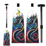 ZJ NOVO CHEGA DE ARVALIZAÇÃO APRIVADO DE FIBRO DE FIBRO DE CARBONA APROVADO PATCLE COM ETAFEL ROUNTO DIEDRAL BLADE (espada)