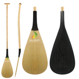 ZJ Hybrid Outrigger Canoe Paddle With Carbon Blade in Discount C-S Model (for kids)