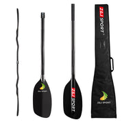 ZJ Full Carbon / Kevlar Whitewater Paddle with Cranked Shaft(Classic model)