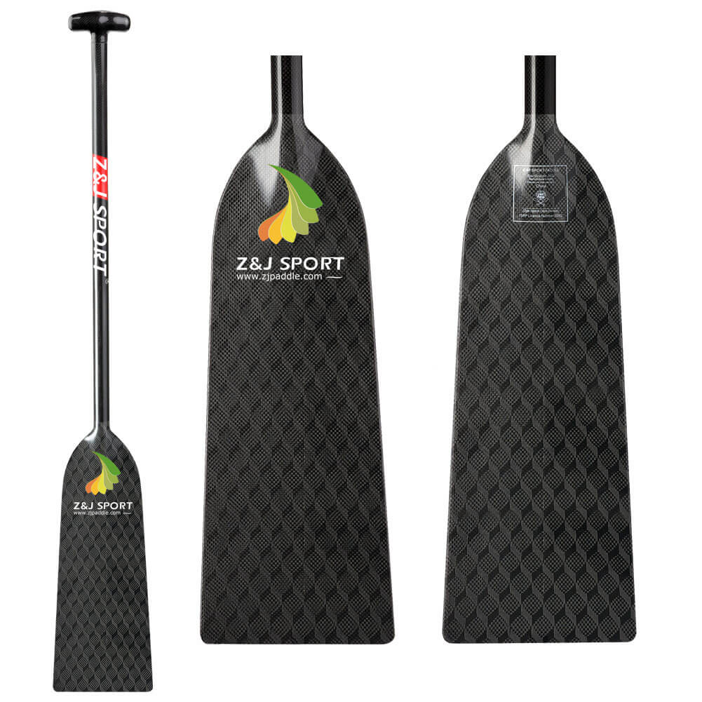 ZJ IDBF Approved Dragon Boat Paddle with Jacquard carbon/Kevlar